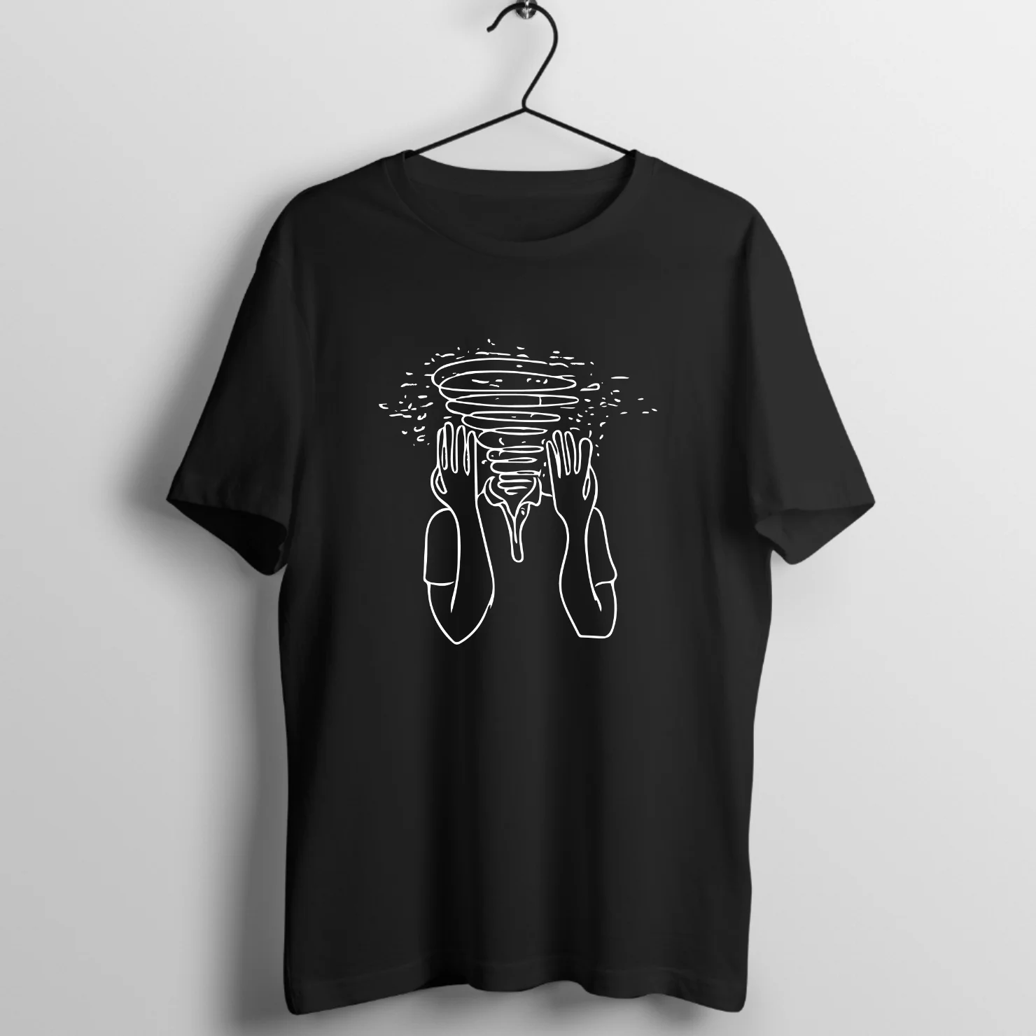 Mind Trips Psy - Music Merchandise Graphic T-Shirt - Official Mind Trips Music Merchandise Graphic T-Shirt Mockup (BA-34796)